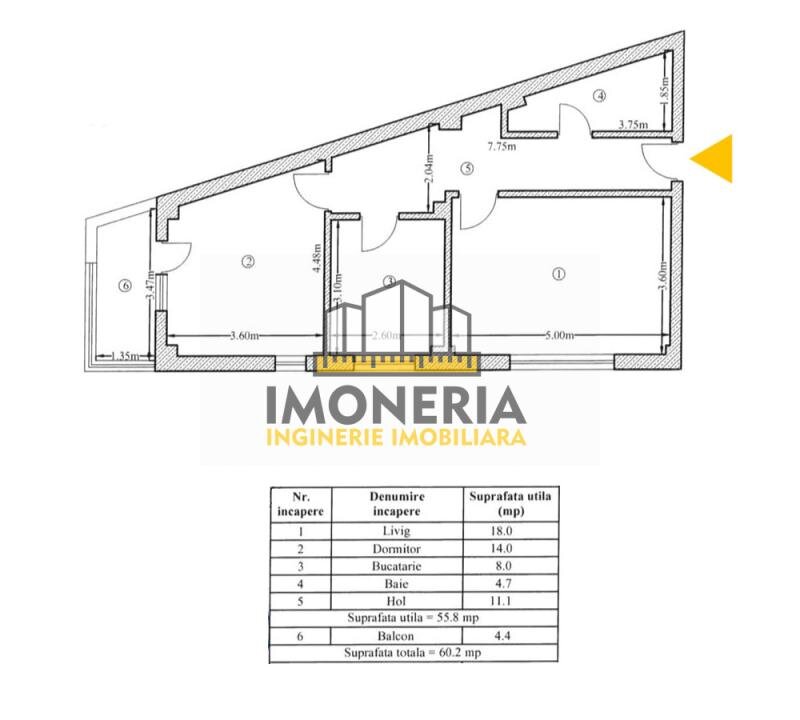 Mihai Bravu, 650 m metrou, 2 camere decomandat, 0% comision, parcare, pet friendly.